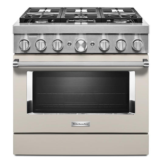 KFDC506JMH KitchenAid® 36'' Smart Commercial-Style Dual Fuel Range with 6 Burners