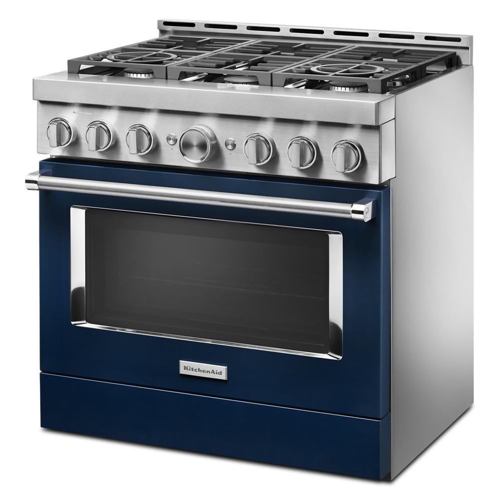 KFGC506JIB KitchenAid® 36'' Smart Commercial-Style Gas Range with 6 Burners