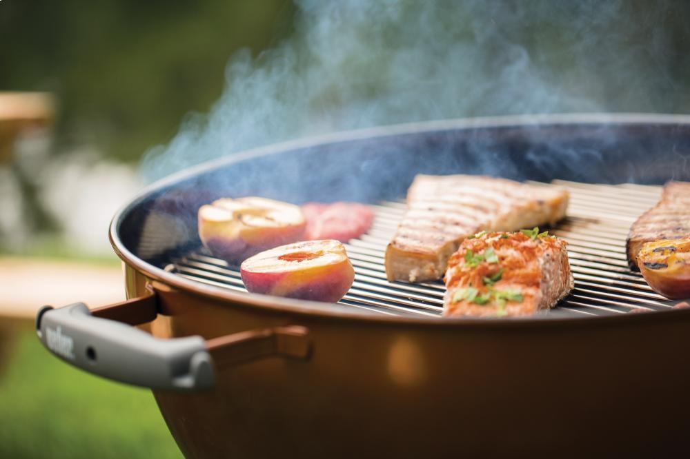 Weber 14402001 Original Kettle Premium Charcoal Grill 22" - Copper