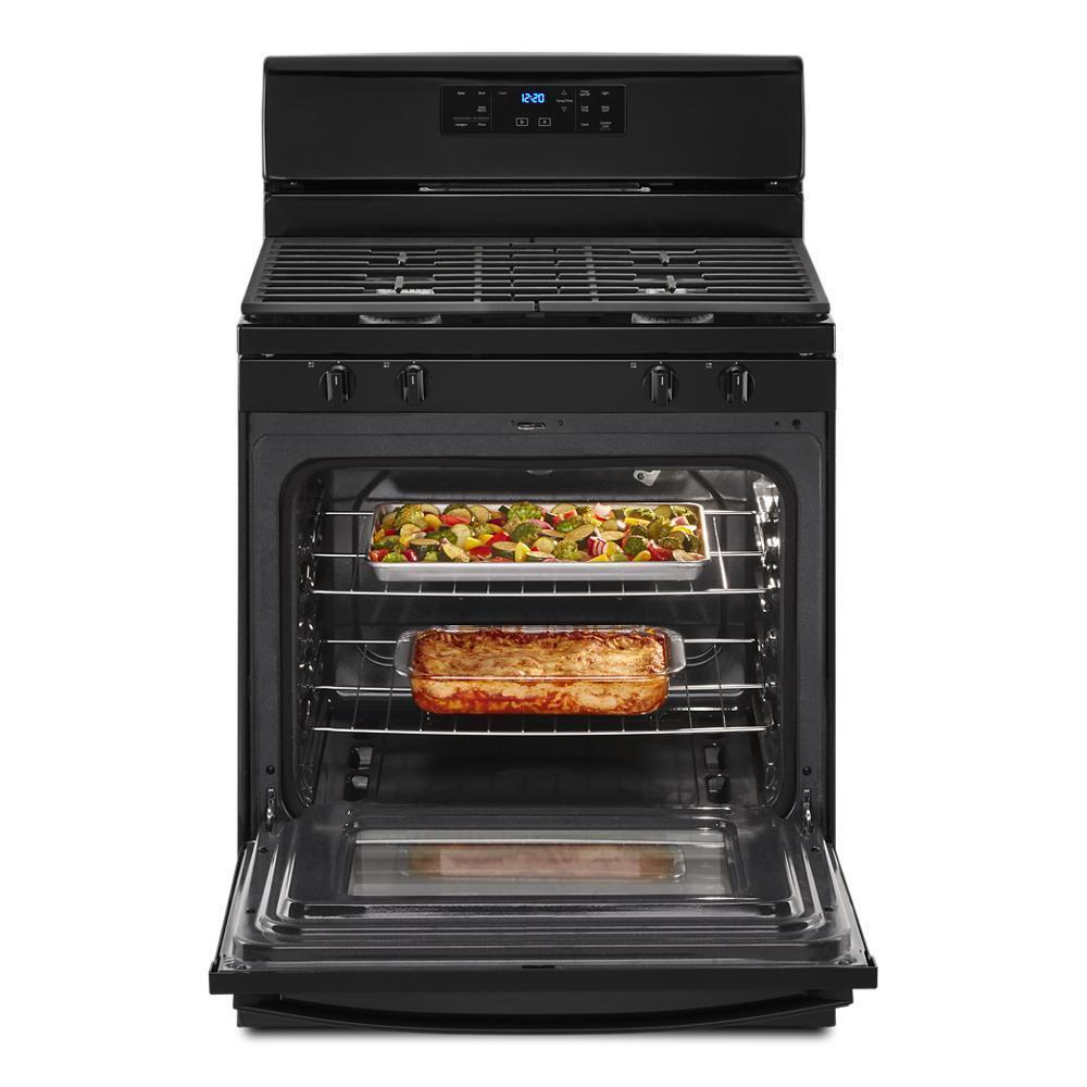 Whirlpool WFG515S0MB 5.0 Cu. Ft. Freestanding Gas Range with Storage Drawer