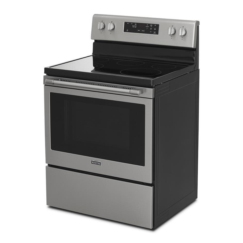 Maytag 30-Inch Wide Electric Range With Shatter-Resistant Cooktop - 5.3 Cu. Ft.