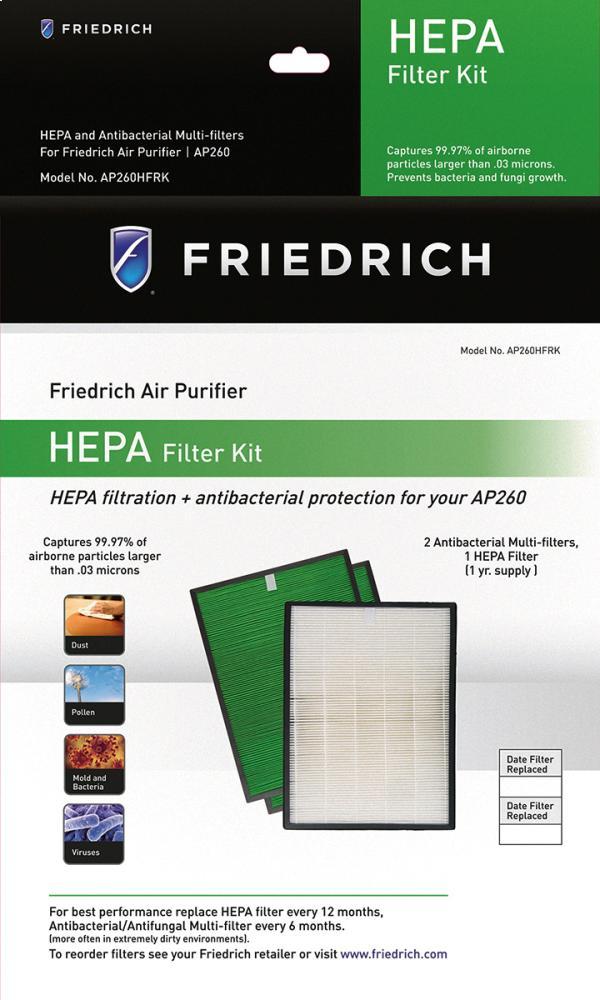 Friedrich AP260HFRK HEPA Filter Kit AP260HFRK