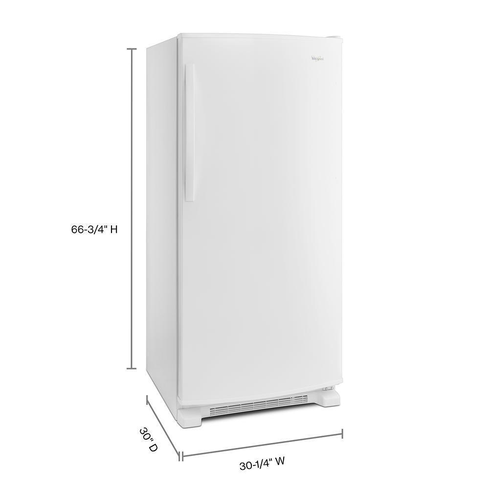 Whirlpool WRR56X18FW 31-inch Wide All Refrigerator with LED Lighting - 18 cu. ft.