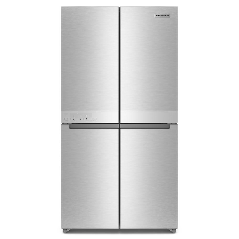 Kitchenaid KRQC506MPS 19.4 cu. ft. 36-inch wide Counter-Depth 4-Door Refrigerator with PrintShield™ Finish