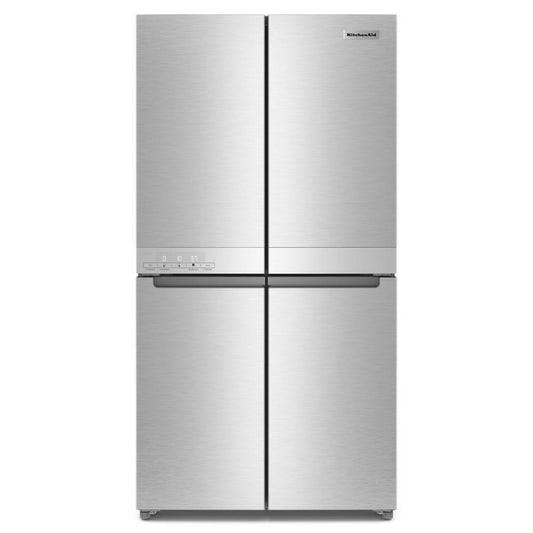 Kitchenaid KRQC506MPS 19.4 cu. ft. 36-inch wide Counter-Depth 4-Door Refrigerator with PrintShield™ Finish