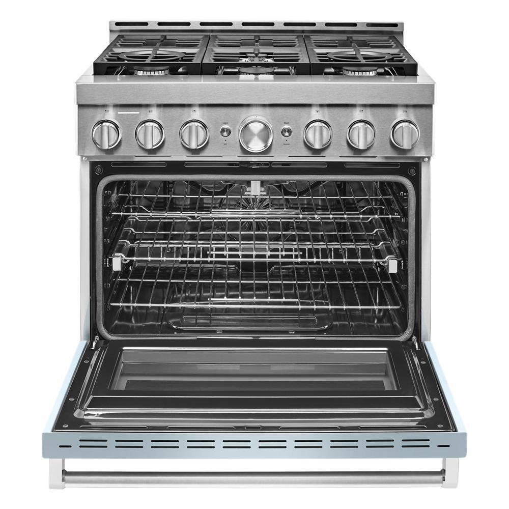 KFGC506JMB KitchenAid® 36'' Smart Commercial-Style Gas Range with 6 Burners