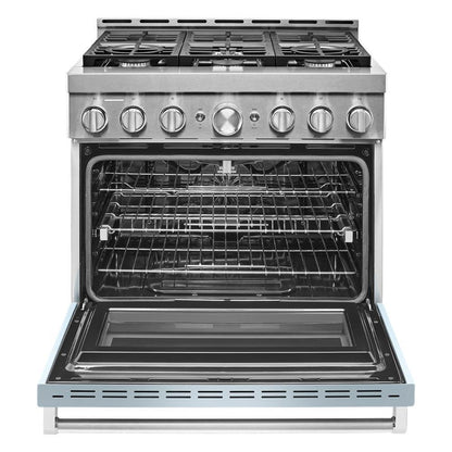 KFGC506JMB KitchenAid® 36'' Smart Commercial-Style Gas Range with 6 Burners