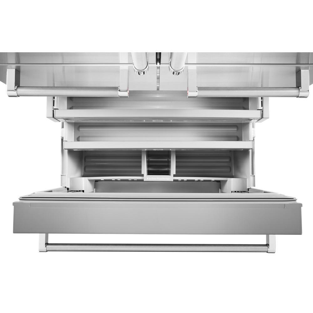 Kitchenaid KRMF706ESS 25.8 Cu. Ft. 36" Multi-Door Freestanding Refrigerator with Platinum Interior Design