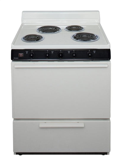 Premier EDK100TP 30 in. Freestanding Electric Range in Biscuit