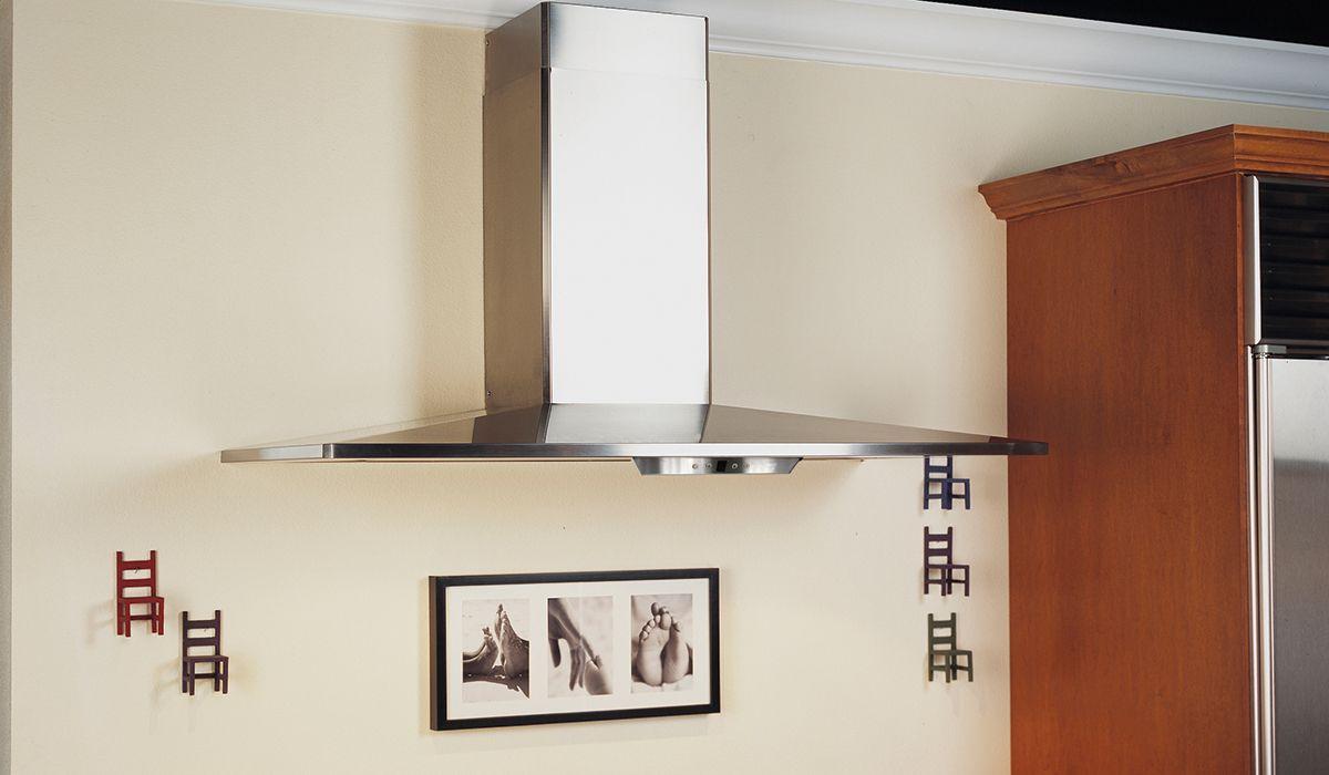 48" pyramid shape wall hood