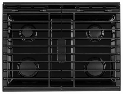 Whirlpool WEG745H0FE 5.8 Cu. Ft. Slide-In Gas Range with EZ-2-Lift™ Hinged Grates - Black Ice