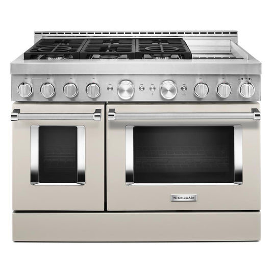 KFGC558JMH KitchenAid® 48'' Smart Commercial-Style Gas Range with Griddle