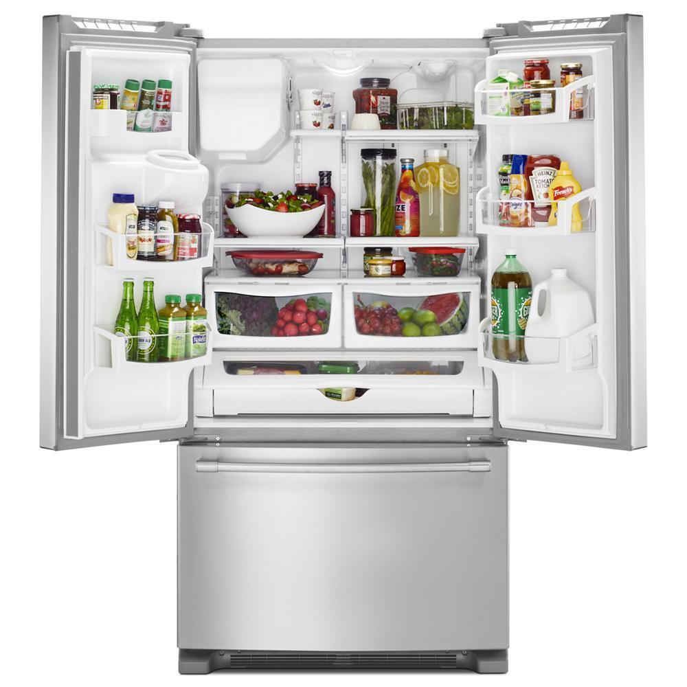 Maytag 36- Inch Wide French Door Refrigerator with PowerCold® Feature - 25 Cu. Ft.