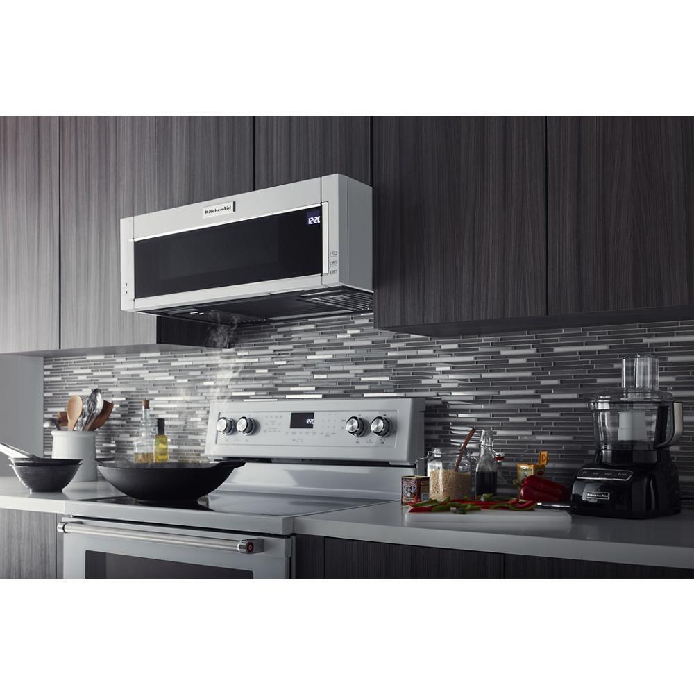 Kitchenaid KMLS311HWH 1000-Watt Low Profile Microwave Hood Combination