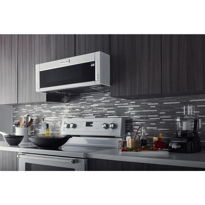 Kitchenaid KMLS311HWH 1000-Watt Low Profile Microwave Hood Combination