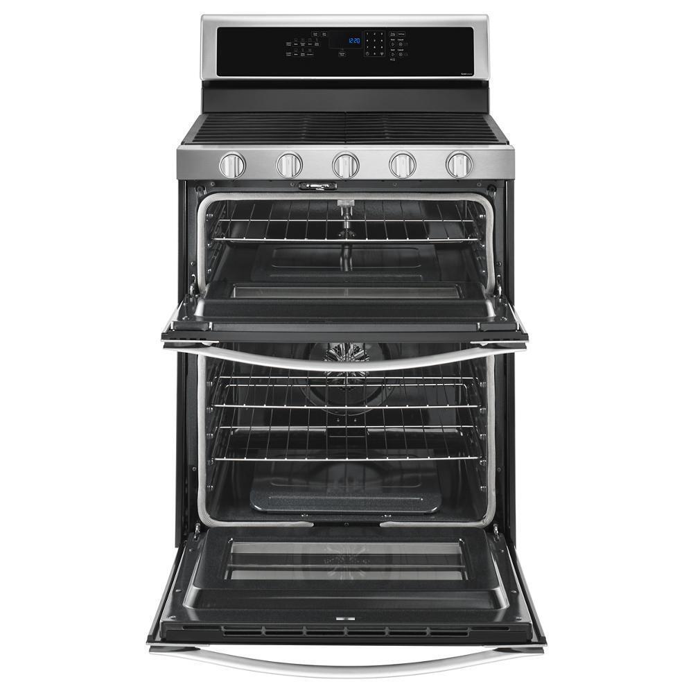 Whirlpool WGG745S0FS 6.0 Cu. Ft. Gas Double Oven Range with EZ-2-Lift™ Hinged Grates