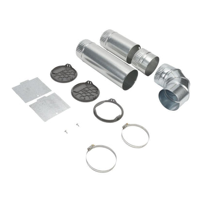 Whirlpool W10323246 4-way internal dryer vent kit for Left, Right, and Bottom venting, compatible with WE/GD94/95/97HEX & ME/GD6000/7000X models.