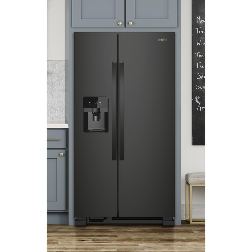 Whirlpool WRS321SDHB 33-inch Wide Side-by-Side Refrigerator - 21 cu. ft.