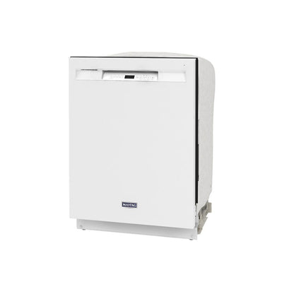 Maytag MDB4949SKW 24 Front Control Dishwasher with Dual Power Filtration and PowerBlast® Cycle - 50 dBA