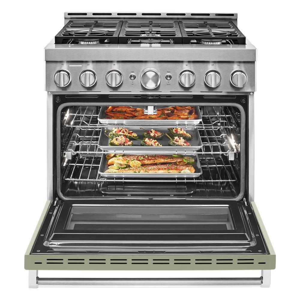 KFGC506JAV KitchenAid® 36'' Smart Commercial-Style Gas Range with 6 Burners