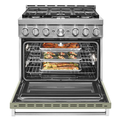 KFGC506JAV KitchenAid® 36'' Smart Commercial-Style Gas Range with 6 Burners