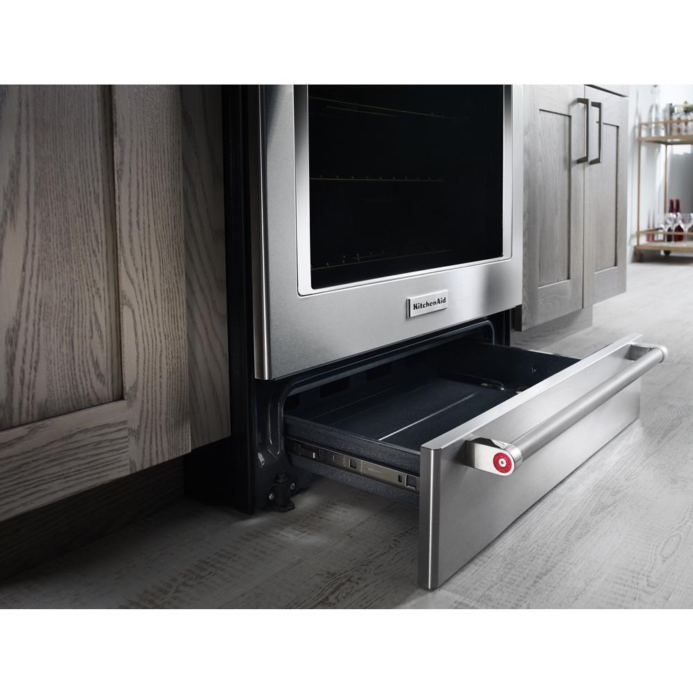 Kitchenaid KSEB900ESS 30-Inch 5-Element Electric Convection Slide-In Range with Baking Drawer