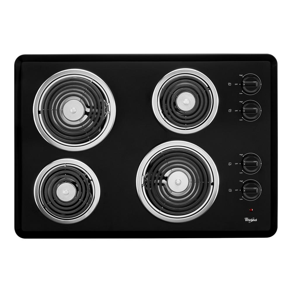 Whirlpool 30" WHR COIL CT BLACK