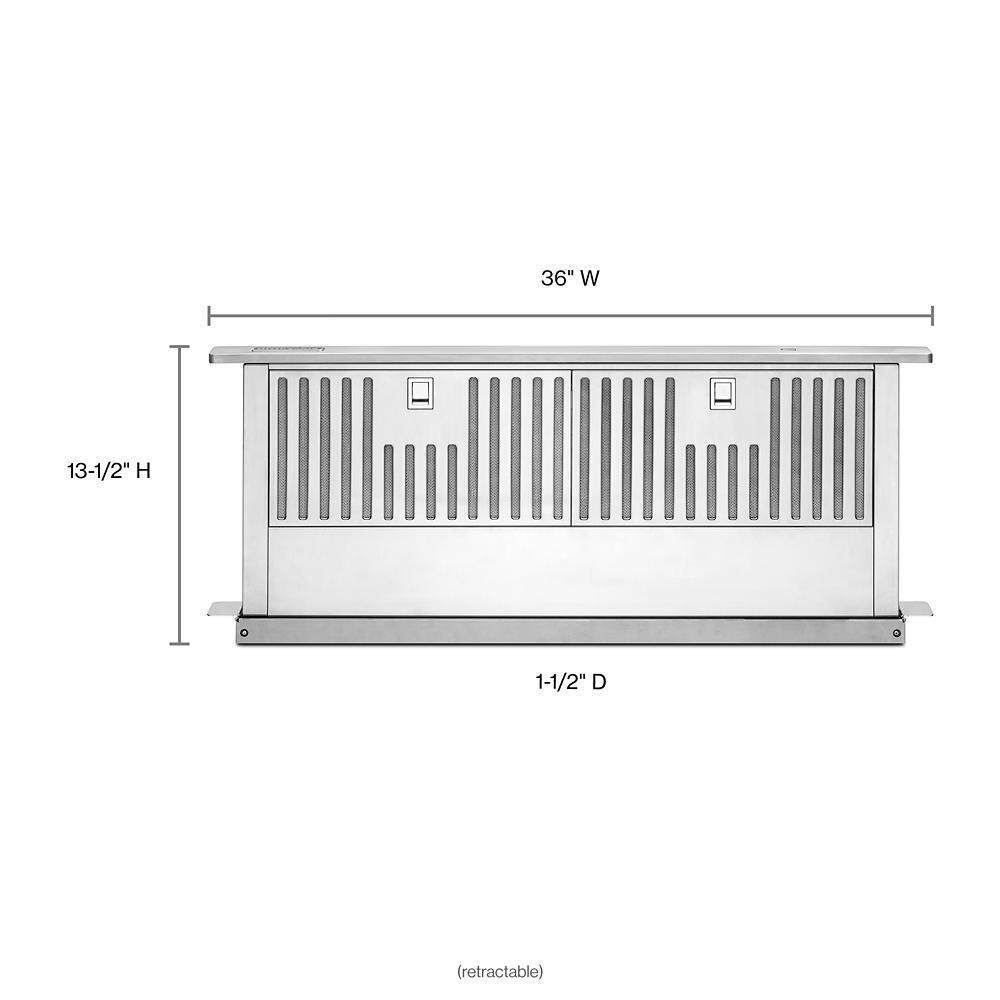 Kitchenaid KXD4636YSS 36" Retractable Downdraft Ventilation System