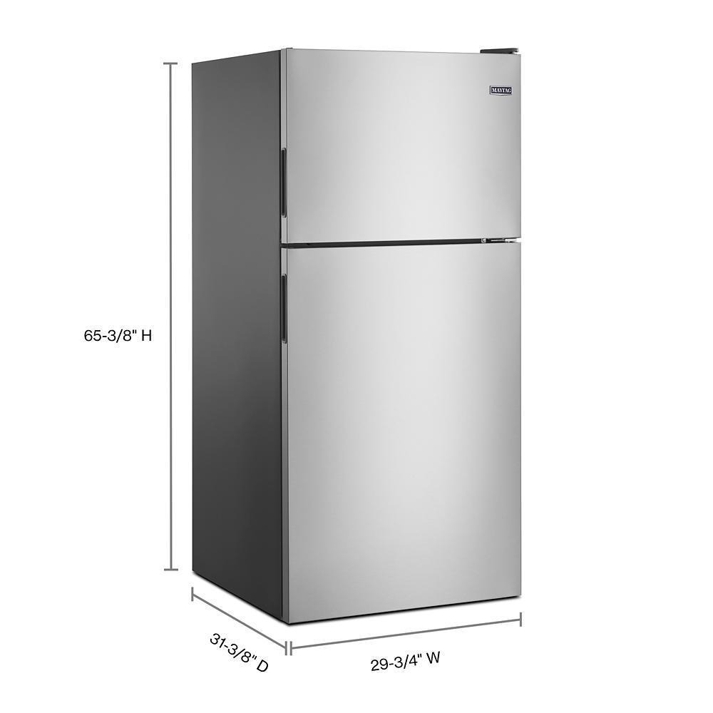 Maytag 30-Inch Wide Top Freezer Refrigerator with PowerCold® Feature- 18 Cu. Ft.