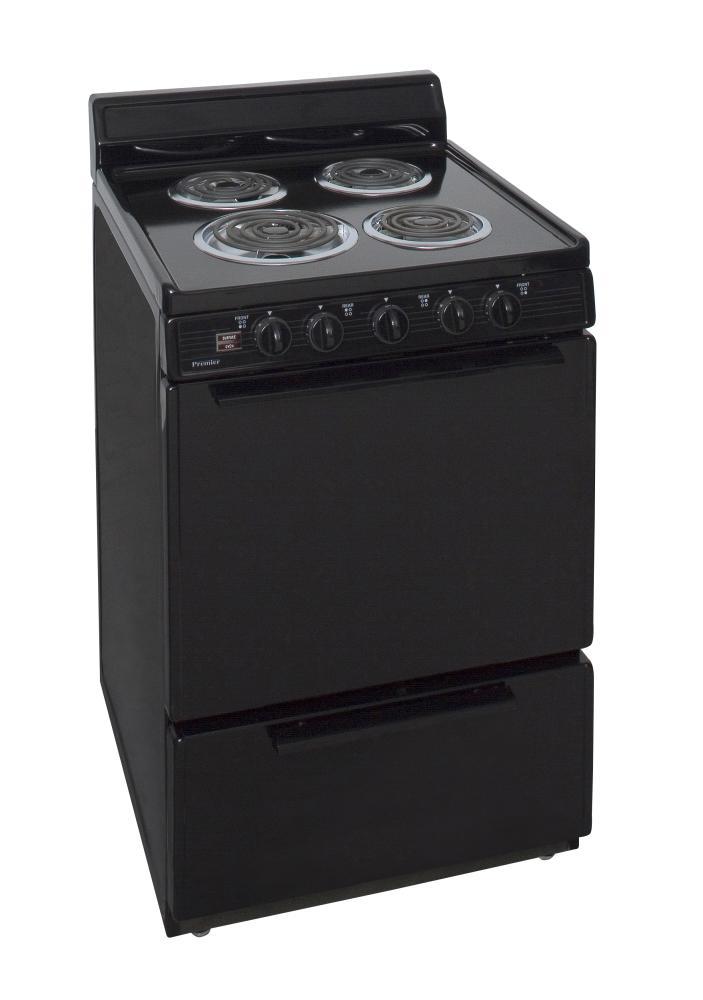 Premier ECK100BP 24 in. Freestanding Electric Range in Black