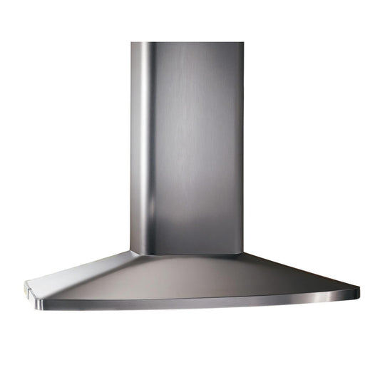 E5490SS Broan® 35-7/16-Inch x 27-9/16-Inch Convertible Island Chimney Range Hood, 550 Max Blower CFM