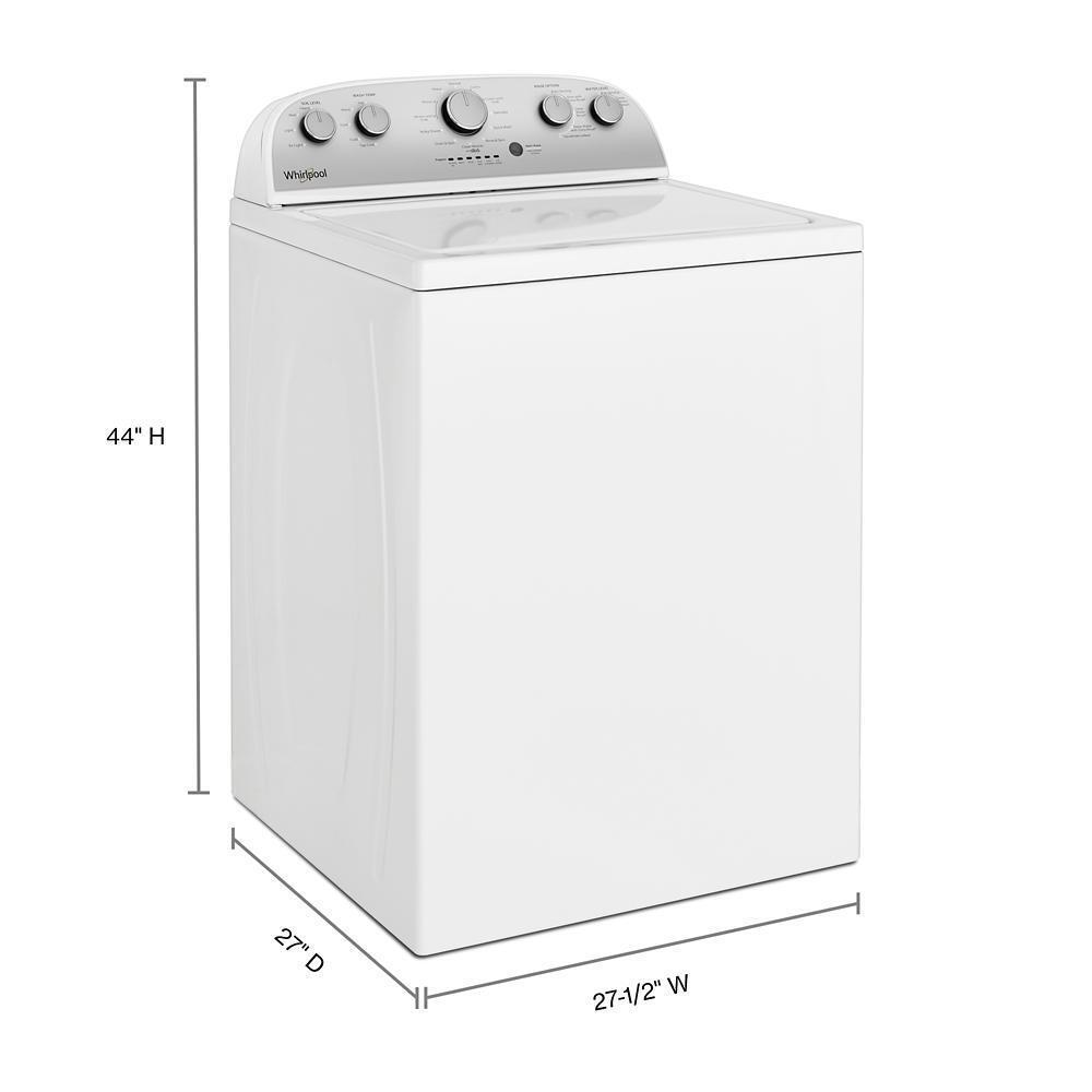 Whirlpool WTW4950HW 3.9 cu. ft. Top Load Washer with Soaking Cycles, 12 Cycles