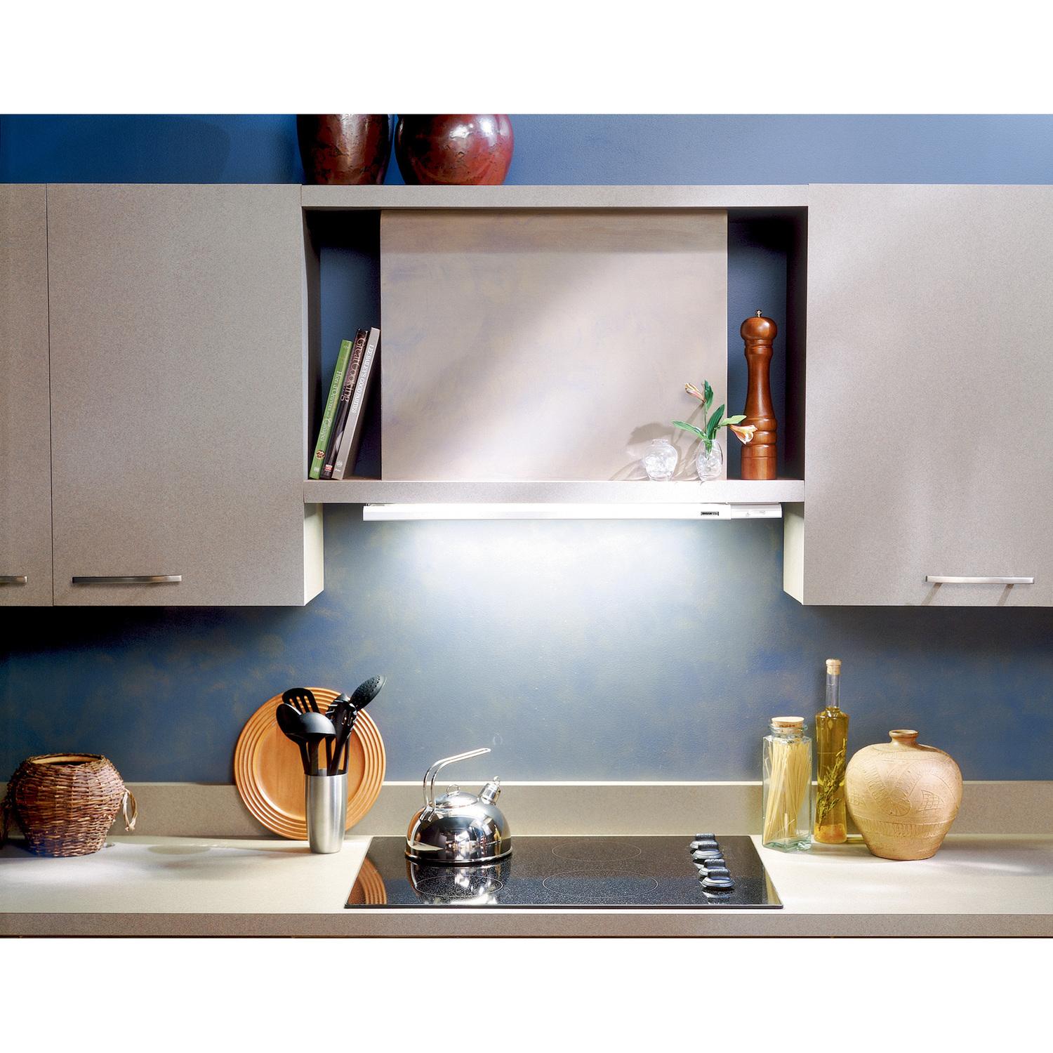 Broan 153601 DISCONTINUED-Broan® Elite 36-Inch Under-Cabinet Slide-Out Range Hood w/ Light, White