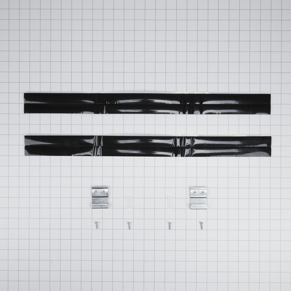 Whirlpool 8572546 Washer & Dryer Stacking Kit, with 23" pads (2), 2 galvanized steel brackets, and 6 screws