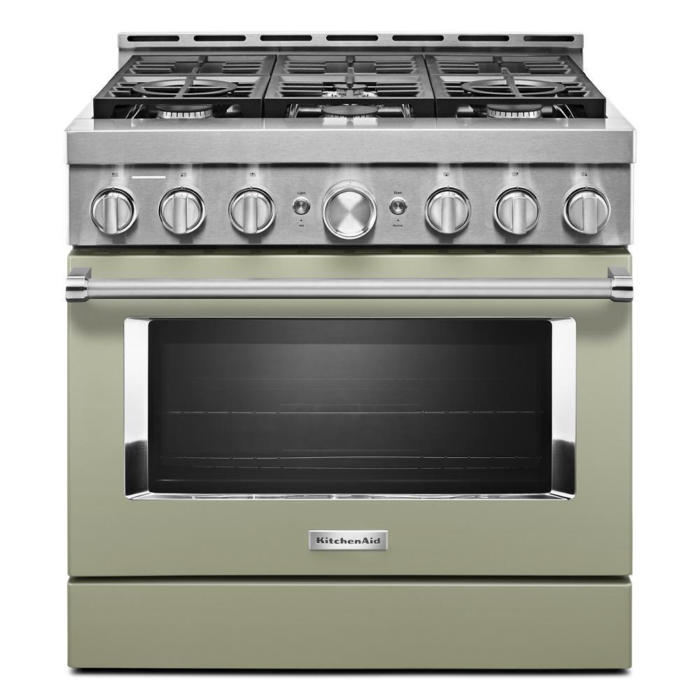 KFGC506JAV KitchenAid® 36'' Smart Commercial-Style Gas Range with 6 Burners