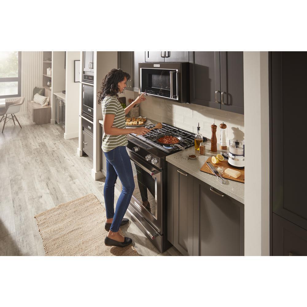 Kitchenaid 30-Inch 5-Burner Gas Slide-In Convection Range