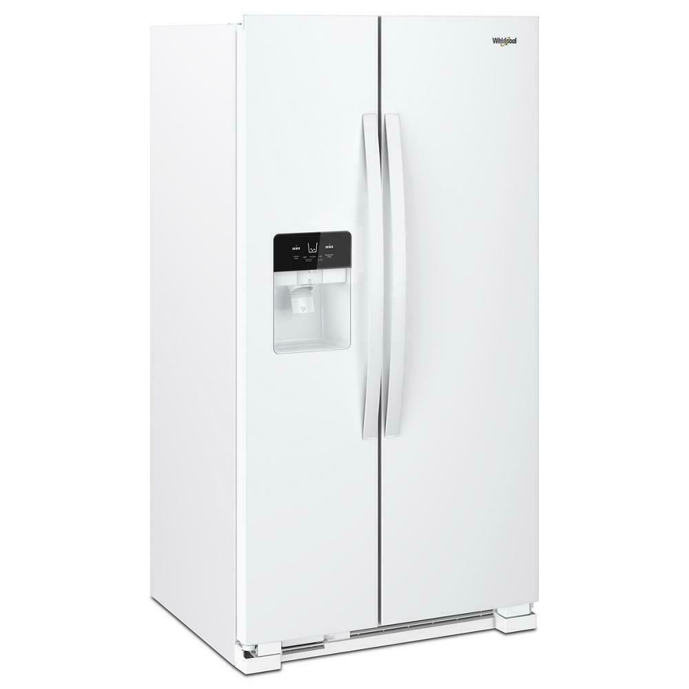 Whirlpool WRS321SDHW 33-inch Wide Side-by-Side Refrigerator - 21 cu. ft.