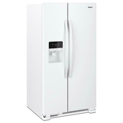 Whirlpool WRS321SDHW 33-inch Wide Side-by-Side Refrigerator - 21 cu. ft.