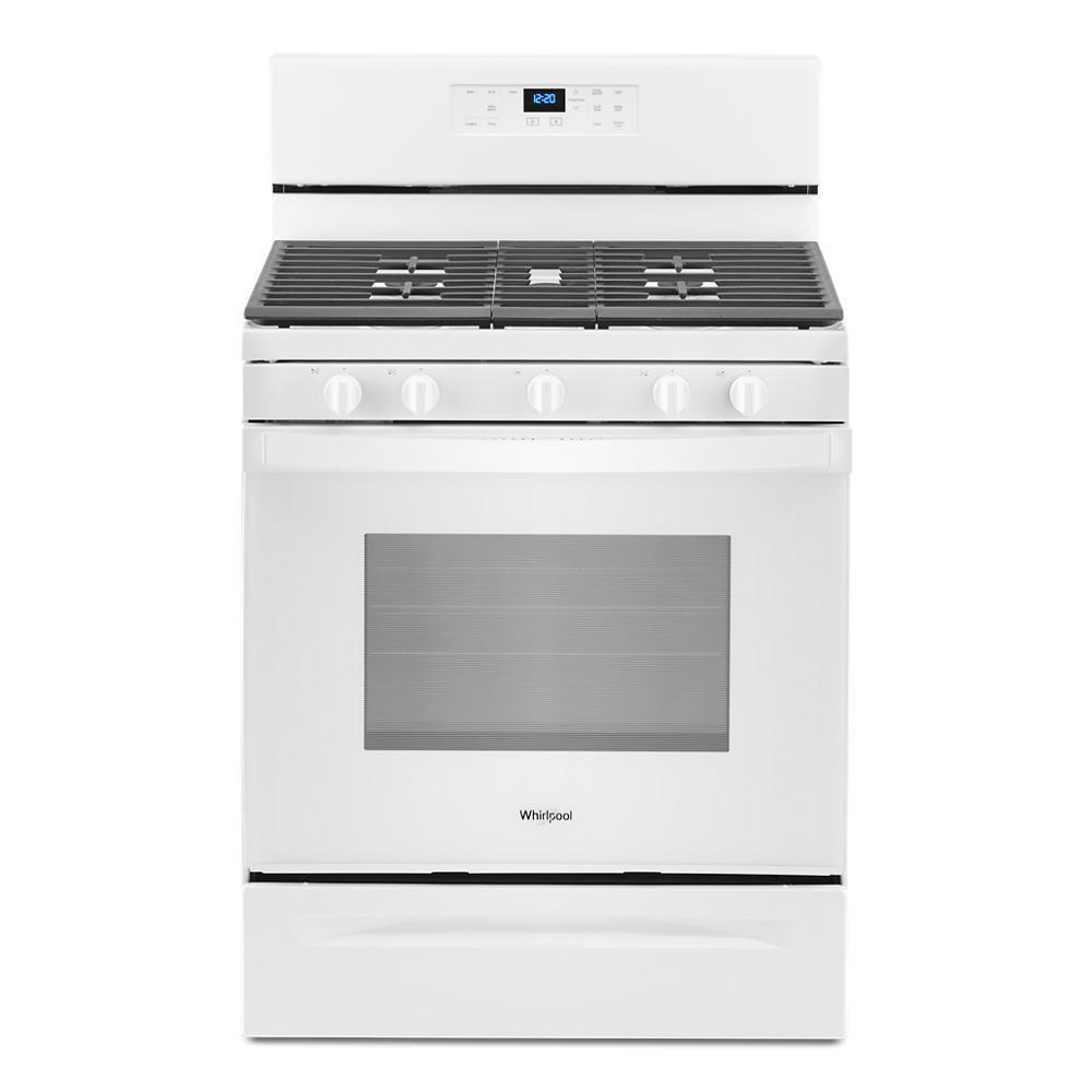 Whirlpool WFG525S0JW 5.0 cu. ft. Gas Range with Center Oval Burner