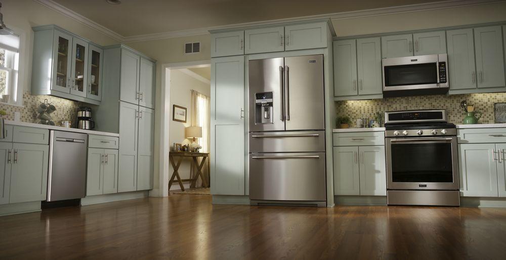 Maytag MFX2676FRZ 36-Inch Wide 4-Door French Door Refrigerator with Steel Shelves - 26 Cu. Ft.