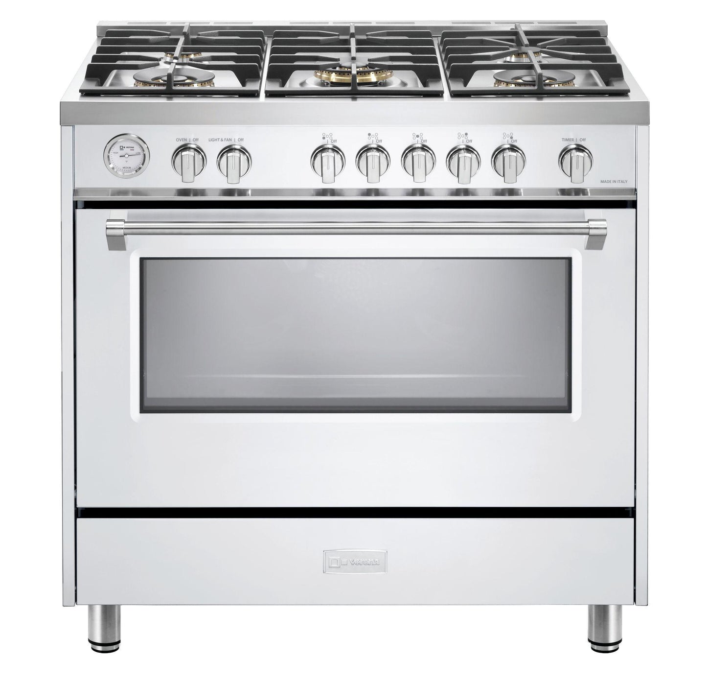Verona VDFSGG365W Designer 36" Gas Single Oven Range - White