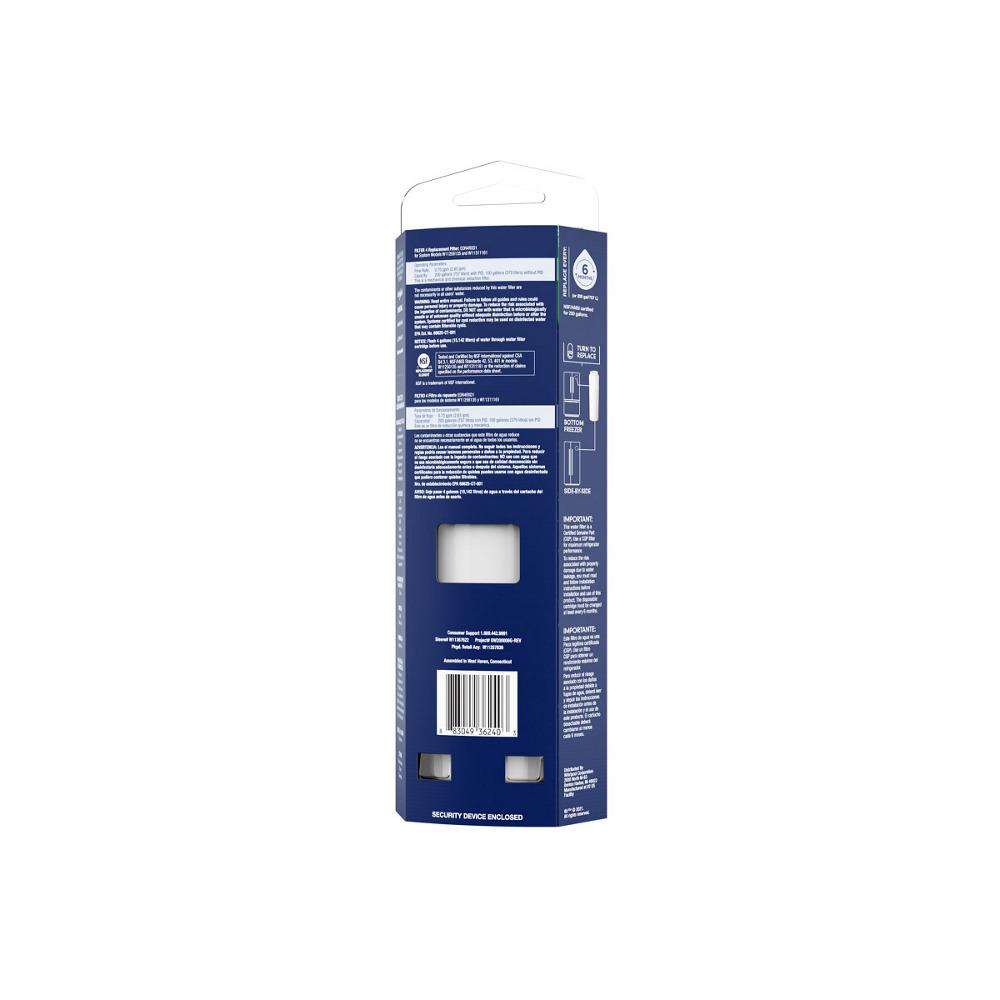 Whirlpool EDR4RXD1 everydrop® Refrigerator Water Filter 4 - EDR4RXD1 (Pack of 1)