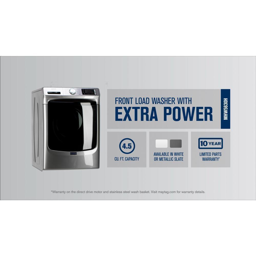 Maytag MHW5630HW Front Load Washer with Extra Power and 12-Hr Fresh Spin™ option - 4.5 cu. ft.