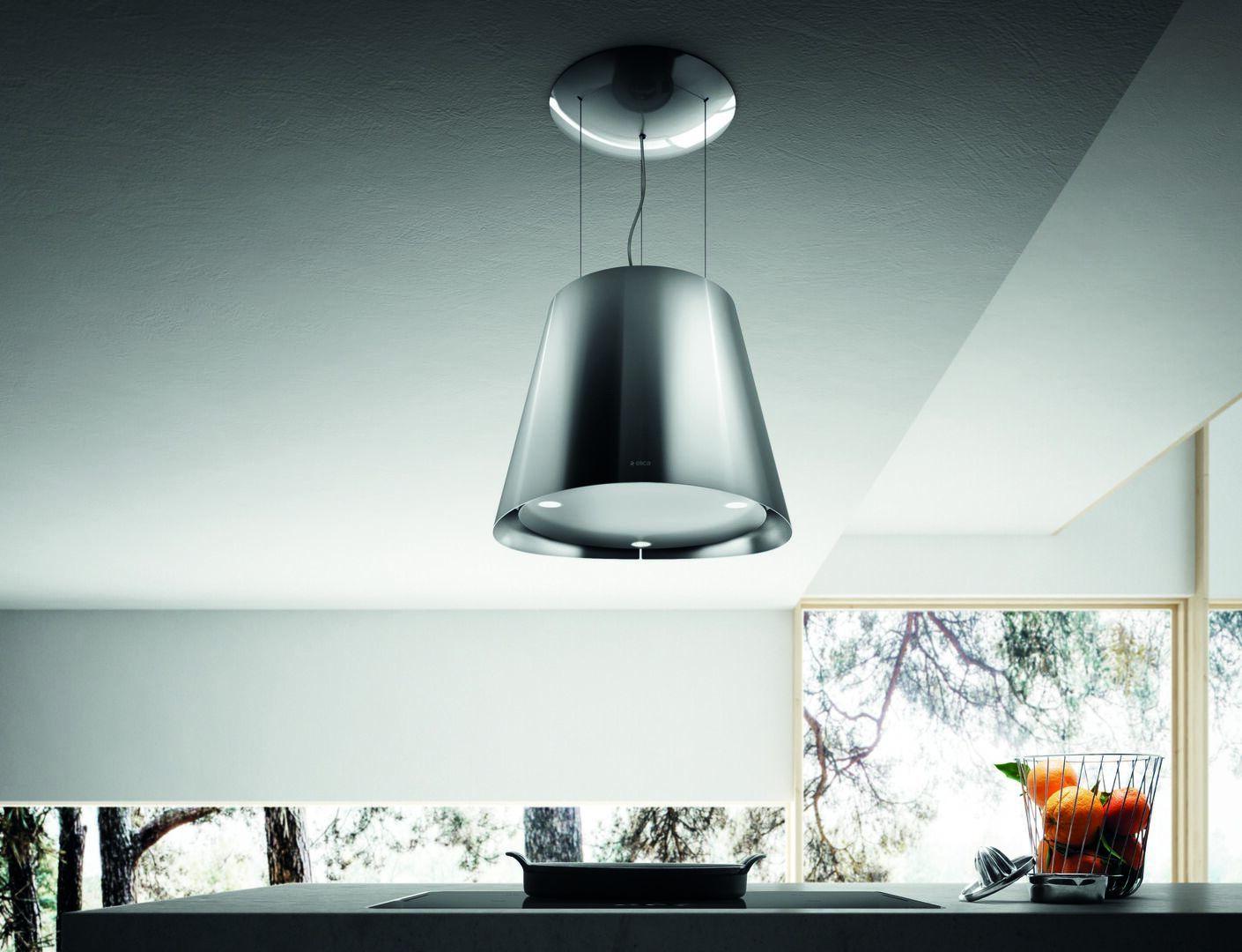 Elica EES320WT EASY WHITE Island Range Hood 20 1/4 wide - 350CFM