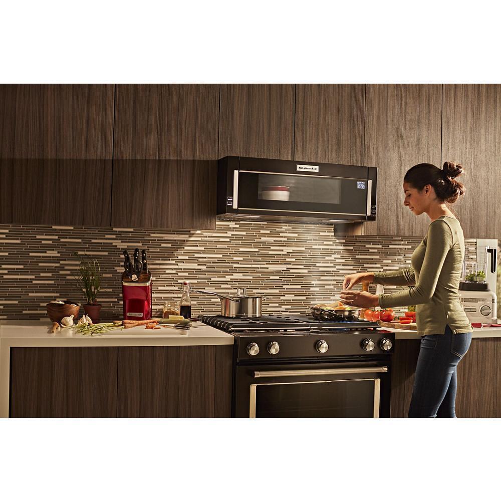 Kitchenaid KMLS311HBS 1000-Watt Low Profile Microwave Hood Combination with PrintShield™ Finish
