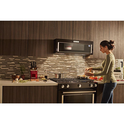 Kitchenaid KMLS311HBS 1000-Watt Low Profile Microwave Hood Combination with PrintShield™ Finish