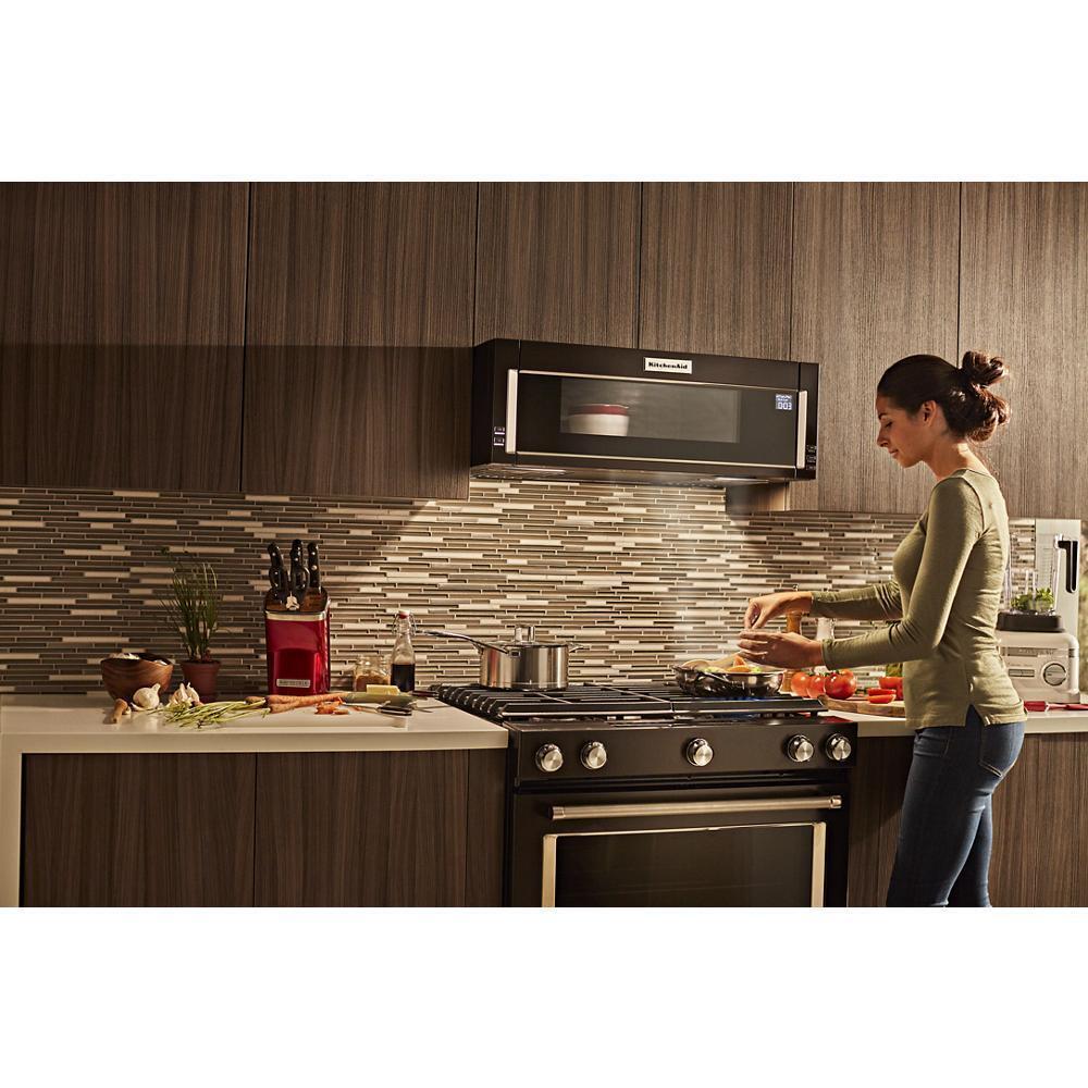 Kitchenaid KSGG700EBS 30-Inch 5-Burner Gas Slide-In Convection Range