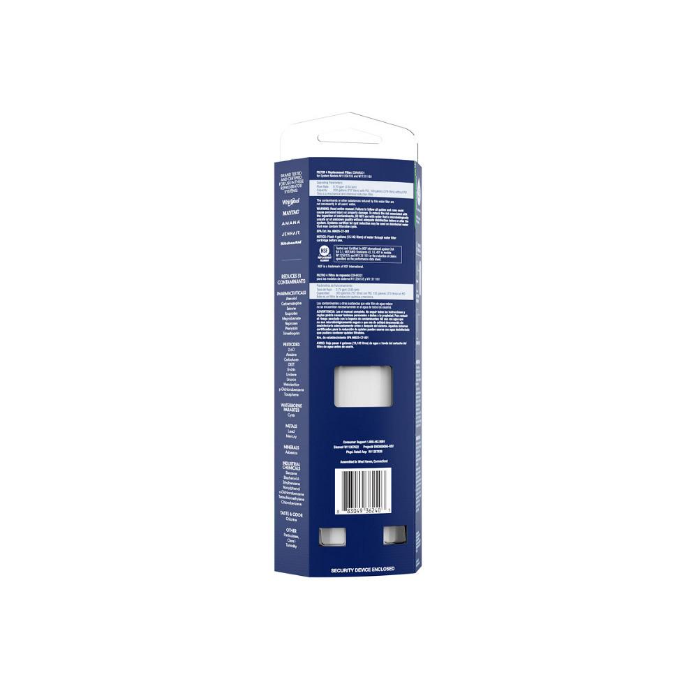 Whirlpool EDR4RXD1 everydrop® Refrigerator Water Filter 4 - EDR4RXD1 (Pack of 1)