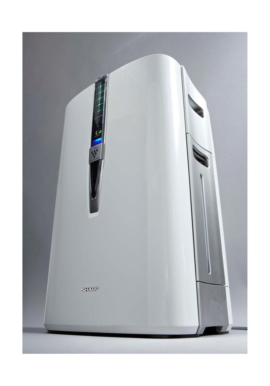 KC860U Sharp Plasmacluster Ion Air Purifier with True HEPA + Humidifier for Large Rooms