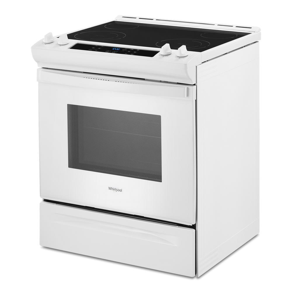 Whirlpool WEE515S0LW 4.8 Cu. Ft. Whirlpool® Electric Range with Frozen Bake™ Technology